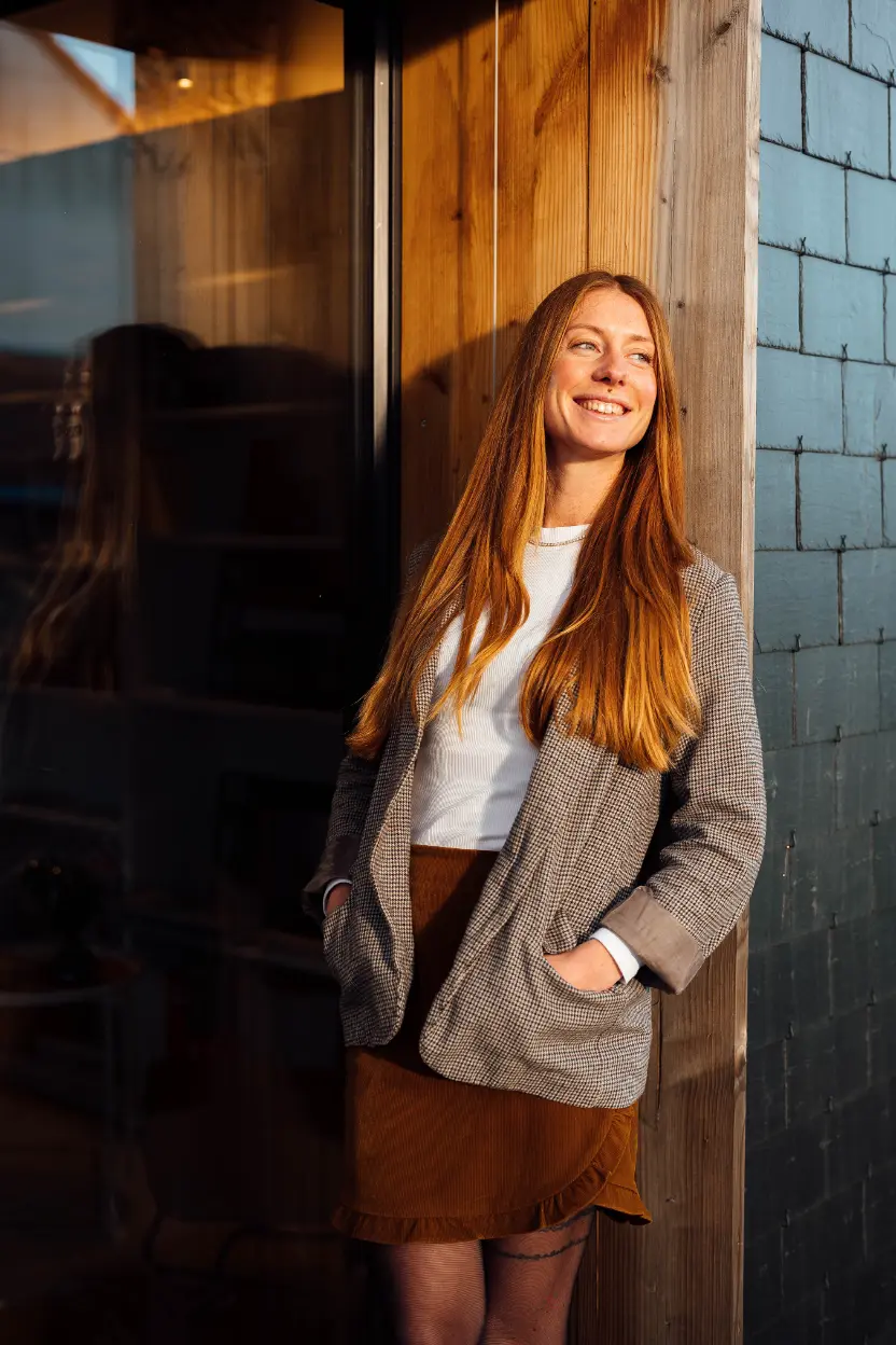 Portrait de Justine Doguet, architecte d’intérieur à l’Atelier PLD